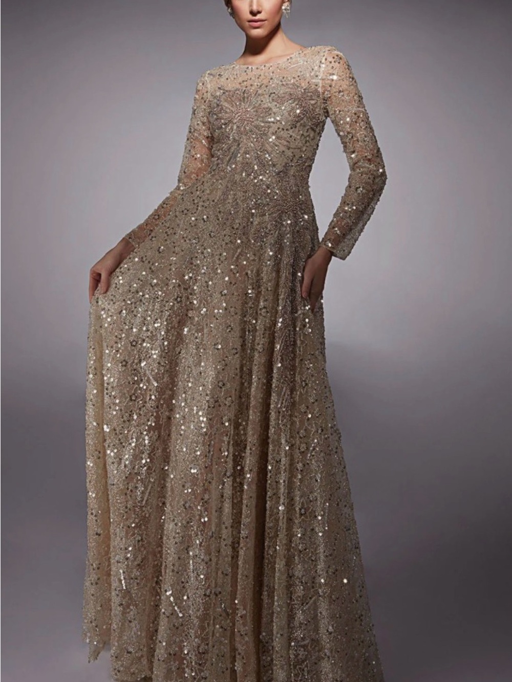 Alyce Paris beaded gown 27757 size 8